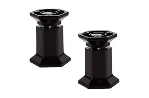 Magnetic catcher for cabinet doors with strong hold and durable plastic body