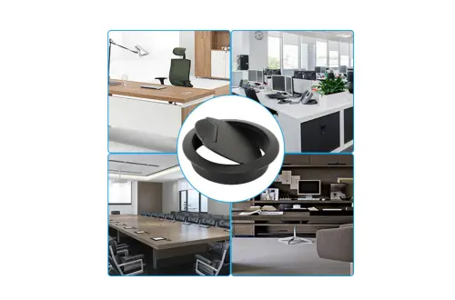Cable manager used for clean and organized wire setup in office and home