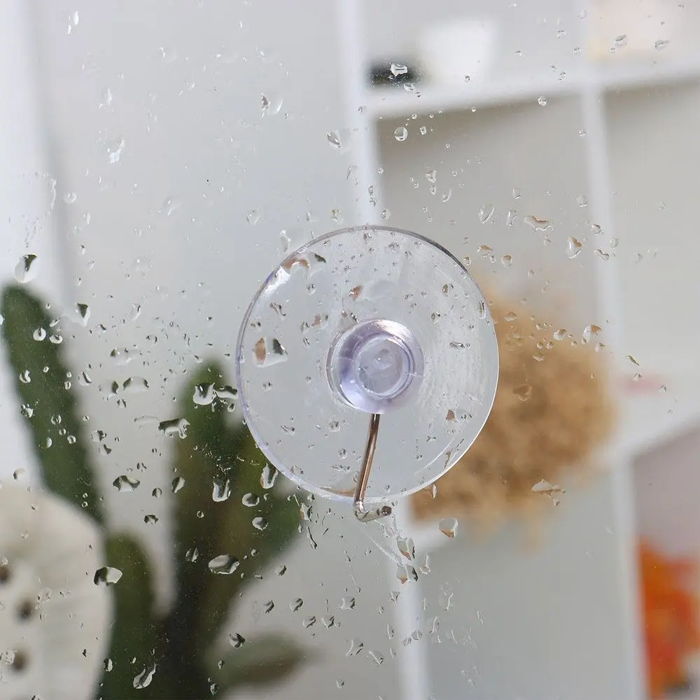 Glass vacuum holder attached to glass surface for firm and reliable support