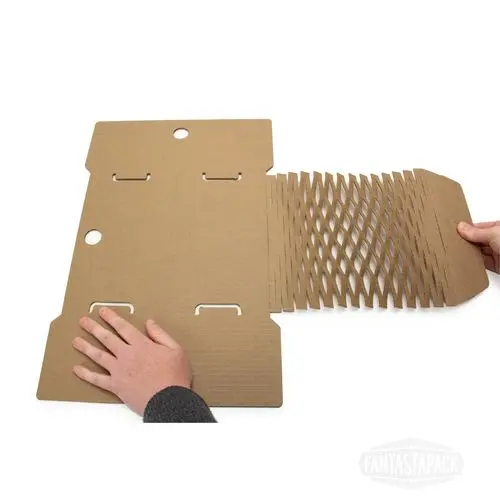Packaging box used for FMCG product storage and transportation