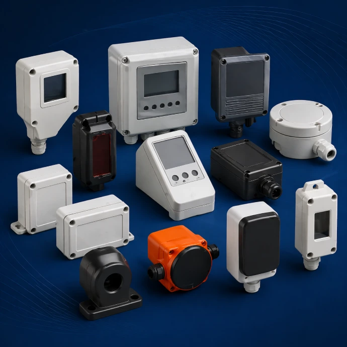 Plastic components used in electrical and electronic industry applications