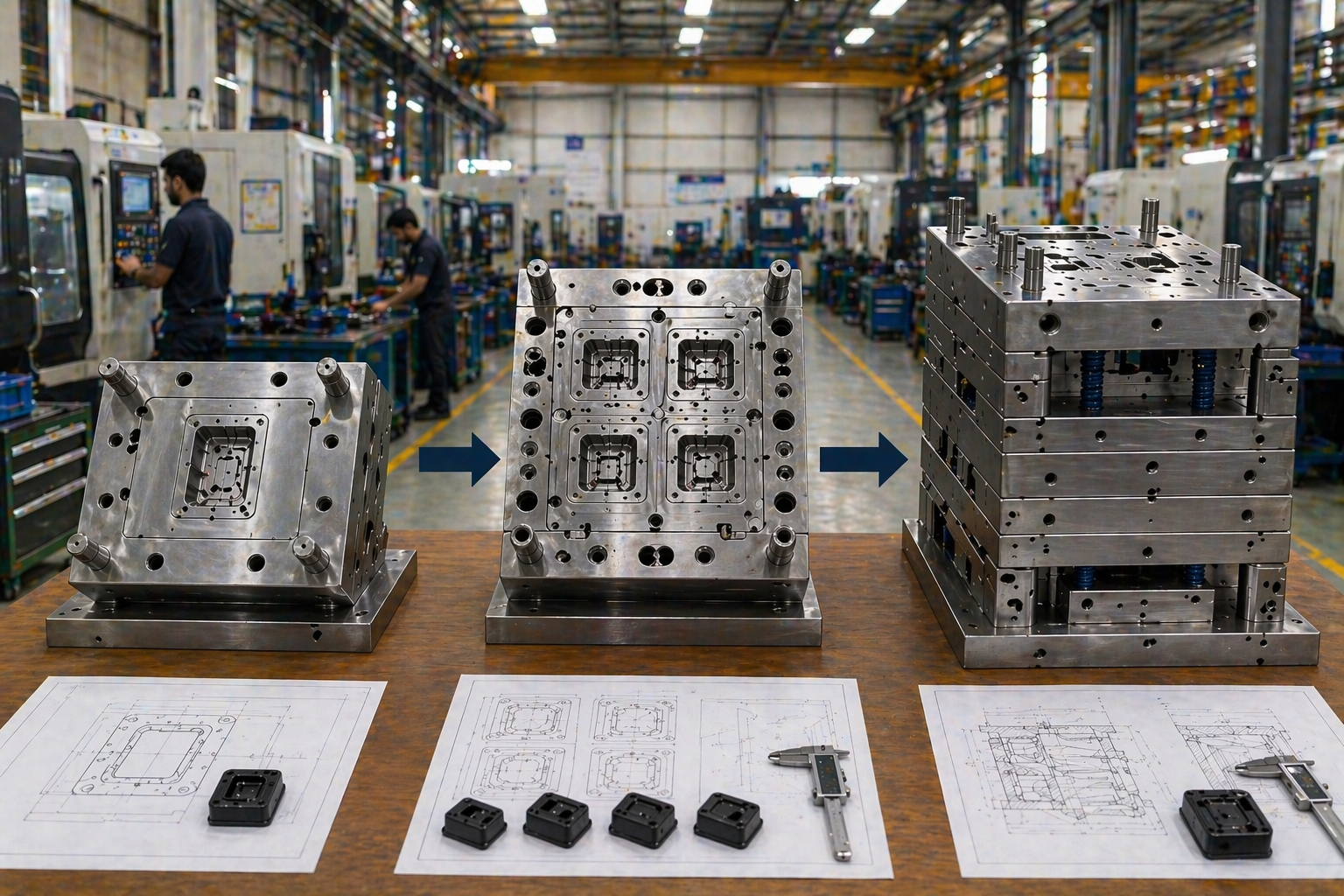 Tooling and mould manufacturing facility with advanced machinery