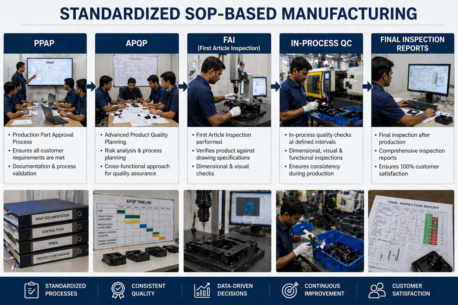 OEM workflow from product design to mass production