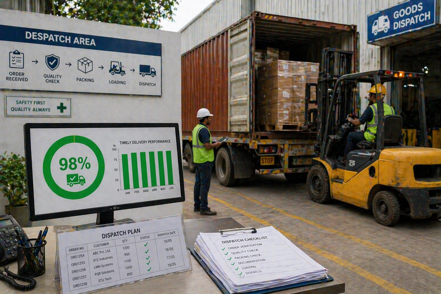 Packaging and dispatch of OEM plastic products for delivery