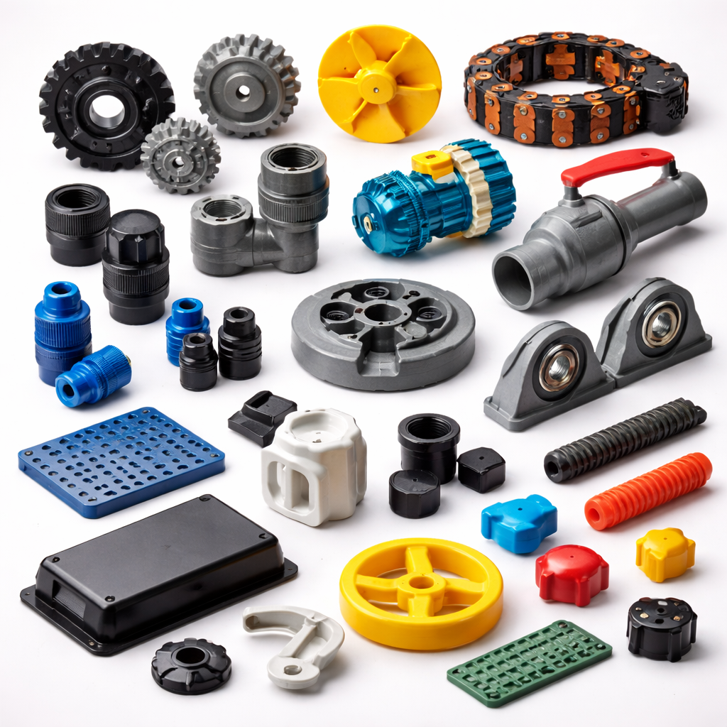 Precision plastic components for industrial and engineering applications