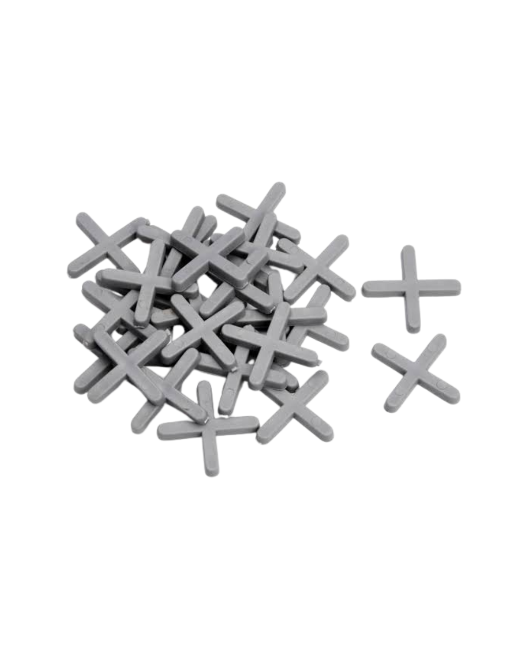 Plastic tile spacers for maintaining uniform gaps and perfect tile alignment