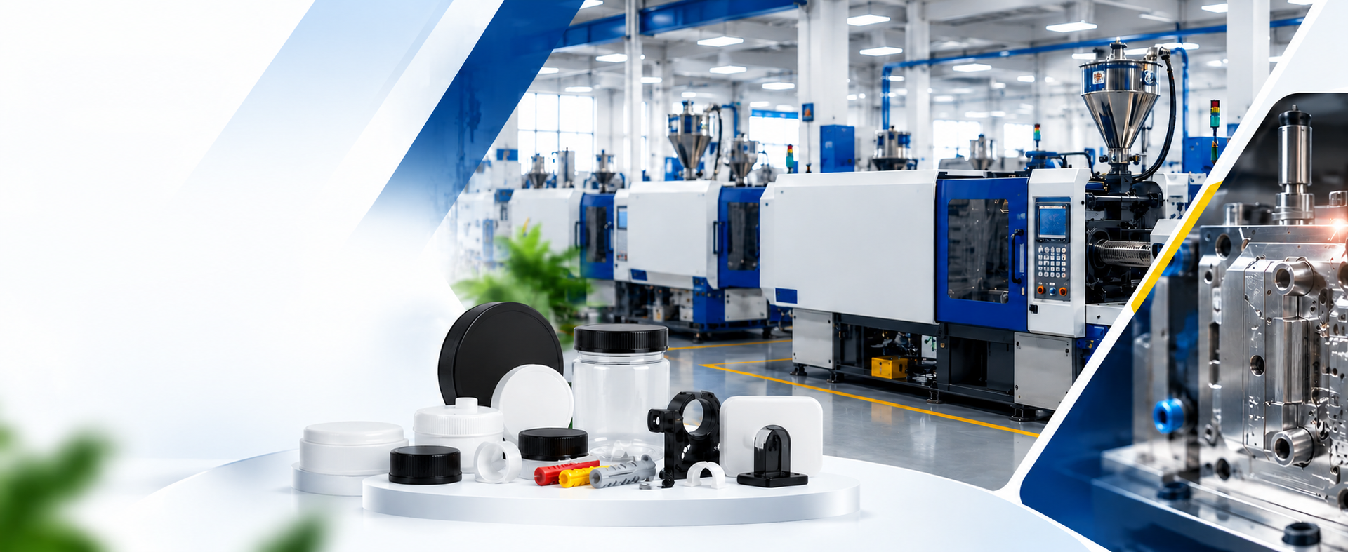 Plastic injection moulding machinery and manufacturing at Plast Mould India