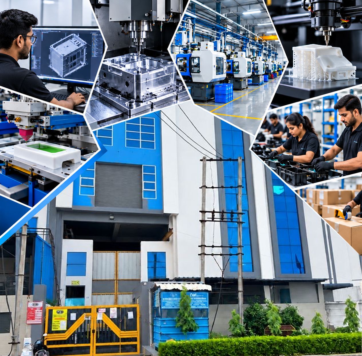 Plastic injection moulding manufacturing facility