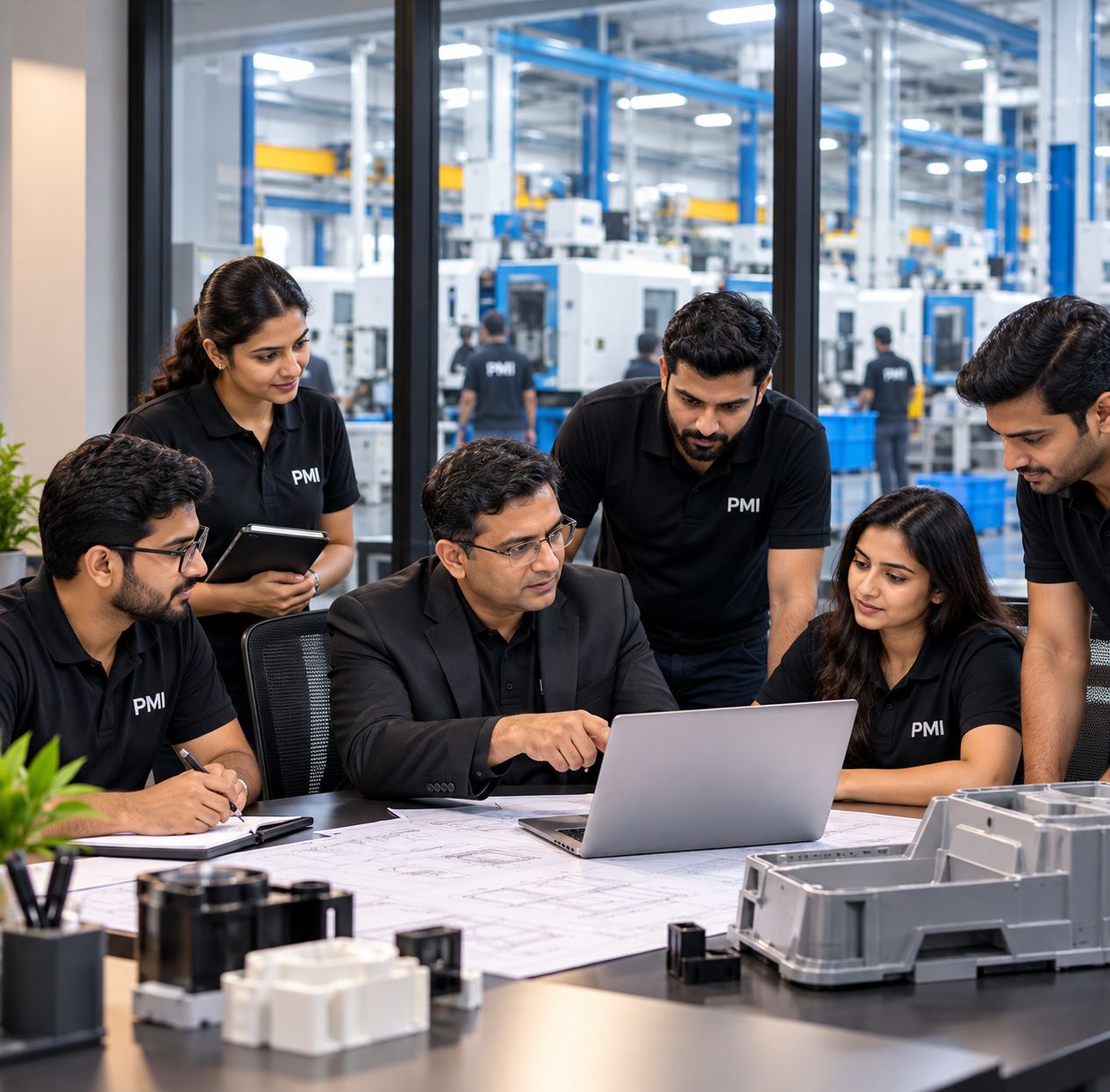 Plast Mould India leadership and manufacturing team