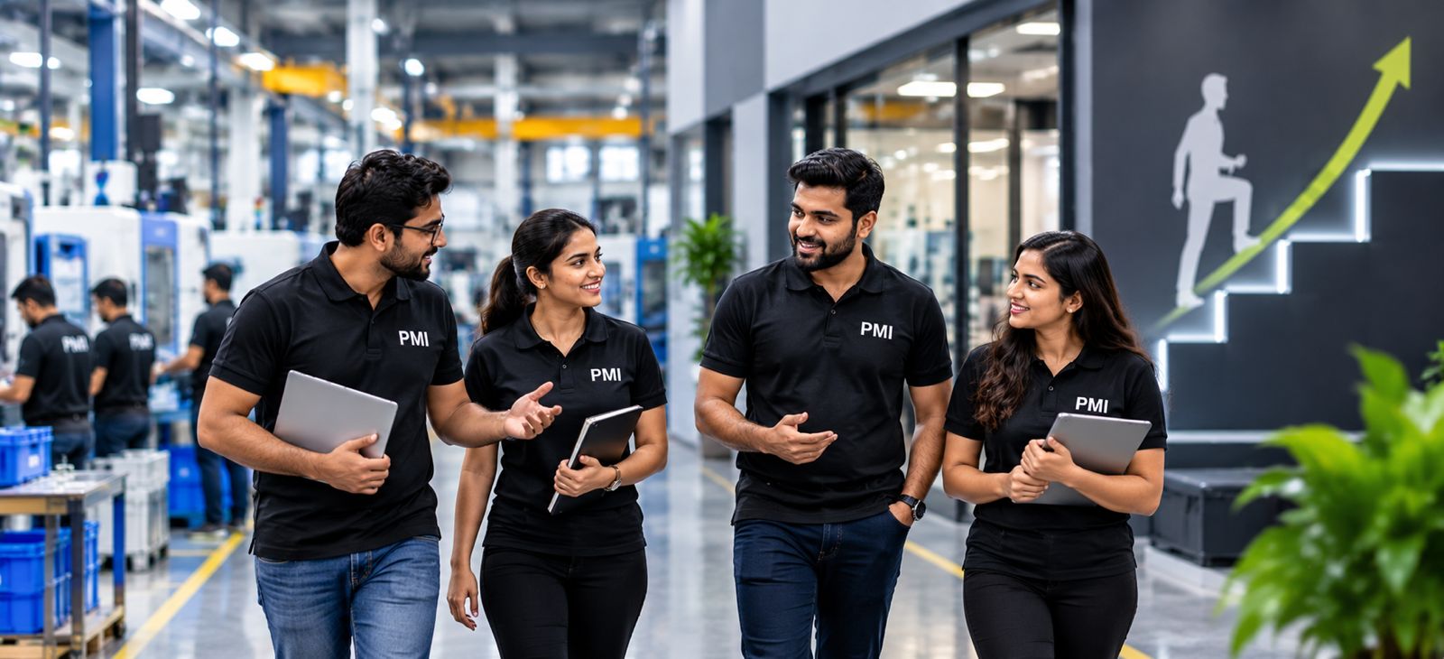 Manufacturing team working at Plast Mould India